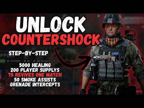 Support Specialist Guide | Unlock COUNTERSHOCK Camo EASILY In Battlefield 6!