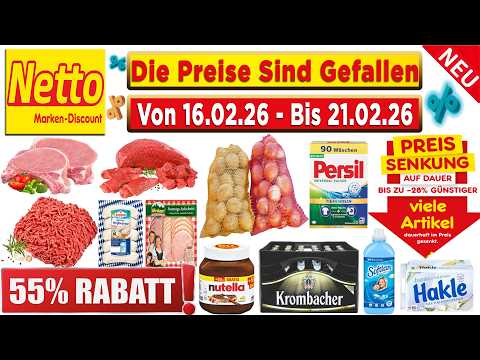 NETTO Prospekt Diese Woche – Gültig von 16.02.2026-  Angebote werbung