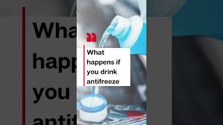 What happens if you drink antifreeze? #antifreeze #poisonprevention