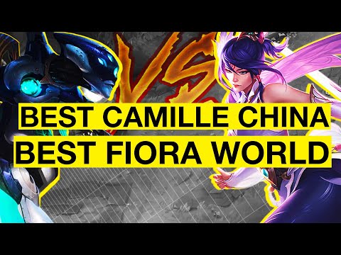 JJKing Fiora vs. Luibai Camille WTF is this LEVEL 1?!