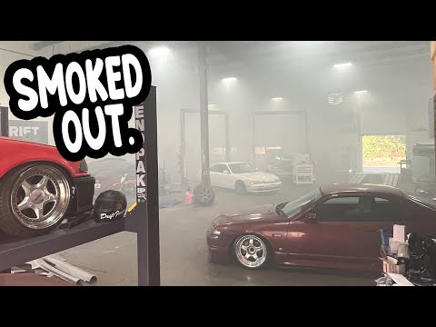 SR20DE+T Silvia gets a new clutch & I REDEEM myself with a proper burnout!