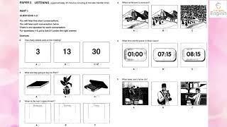KET 4, Test 2, Part 1 Listening A2