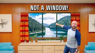 I built a WINDOW using TVs