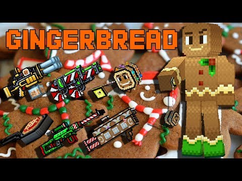 GINGERBREAD SET (Pixel Gun 3D) Gameplay