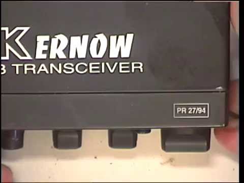 Kernow Beta 2100 UK (PR27/97) CB radio (mobile) - Transmit adjustment.