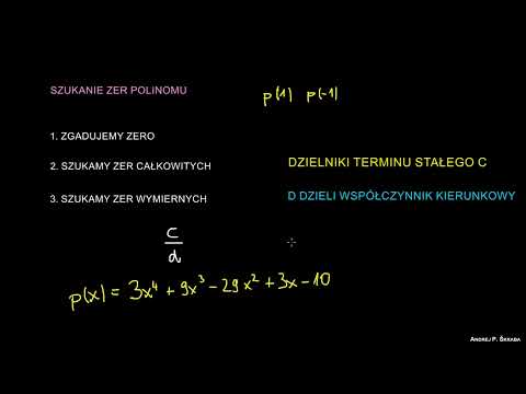 Jak znaleźć miejsca zerowe wielomianu?