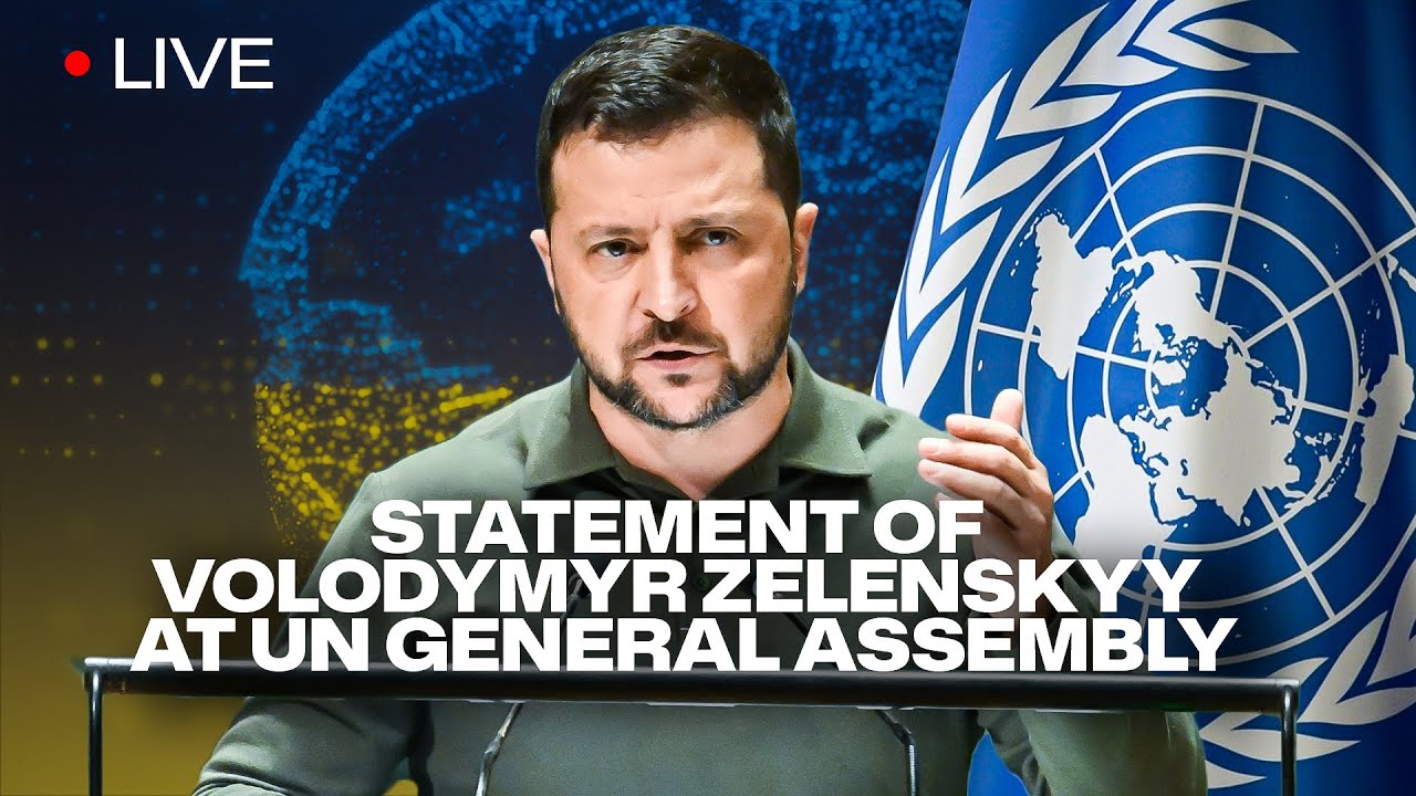 President Volodymyr Zelenskyy's speech during the General Debate of the UN General Assembly