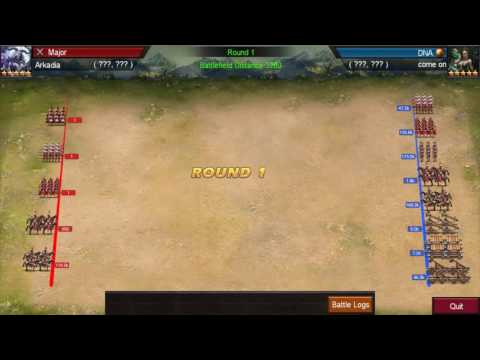 Empire War Age Of Heroes. PvP Major Vs Dna
