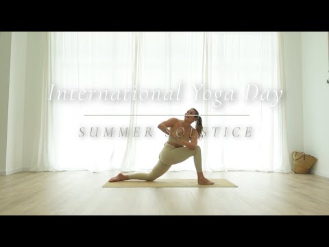 International Yoga Day Flow | 35 min Summer Solstice vinyasa yoga class