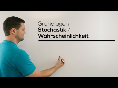 Stochastik Grundlagen, Wahrscheinlichkeit| Mathe by Daniel Jung