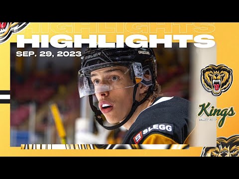Victoria Grizzlies (5) at Powell River Kings (4) Game Highlights September 29, 2023