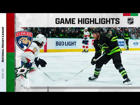 Panthers @ Stars 1/6/22 | NHL Highlights
