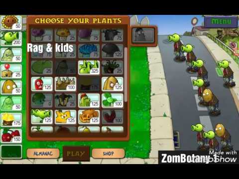[Tips & Tricks] Plants vs Zombies mini games (ZomBotany 1)