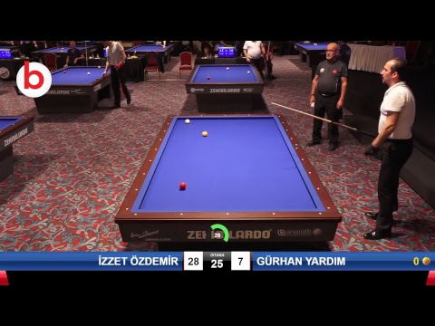 İZZET ÖZDEMİR & GÜRHAN YARDIM Bilardo Maçı - 2019 TÜRKİYE KUPASI 1. ETAP ERKEKLER-2.ÖN ELEME