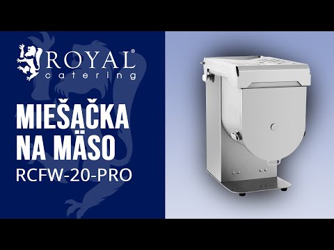 Video - Miešačka na mäso - 550 W - 20 l