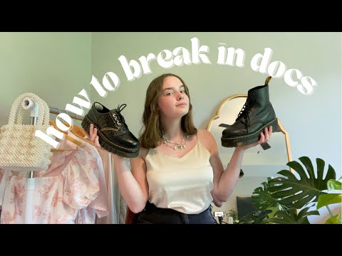 how to break in dr martens (from someone who's done it 17 times)
