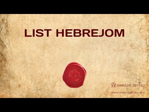 List Hebrejom - Biblia SK