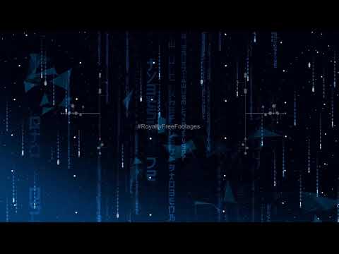 The Matrix Resurrections | Blue matrix rain code effect | Matrix code Digit rain | Matrix rain fall