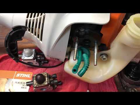 Replace fuel filter on a Stihl string trimmer