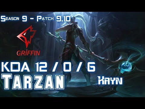 GRF Tarzan KAYN vs REK'SAI Jungle - Patch 9.10 KR Ranked