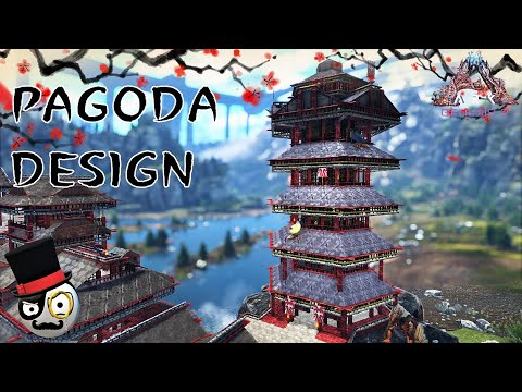 Ark Survival Evolved - Genesis 2 - Pagoda Base Design - Visual Reference Building Guide