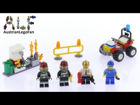 Vidéo LEGO City 60088 : Ensemble de démarrage Pompiers
