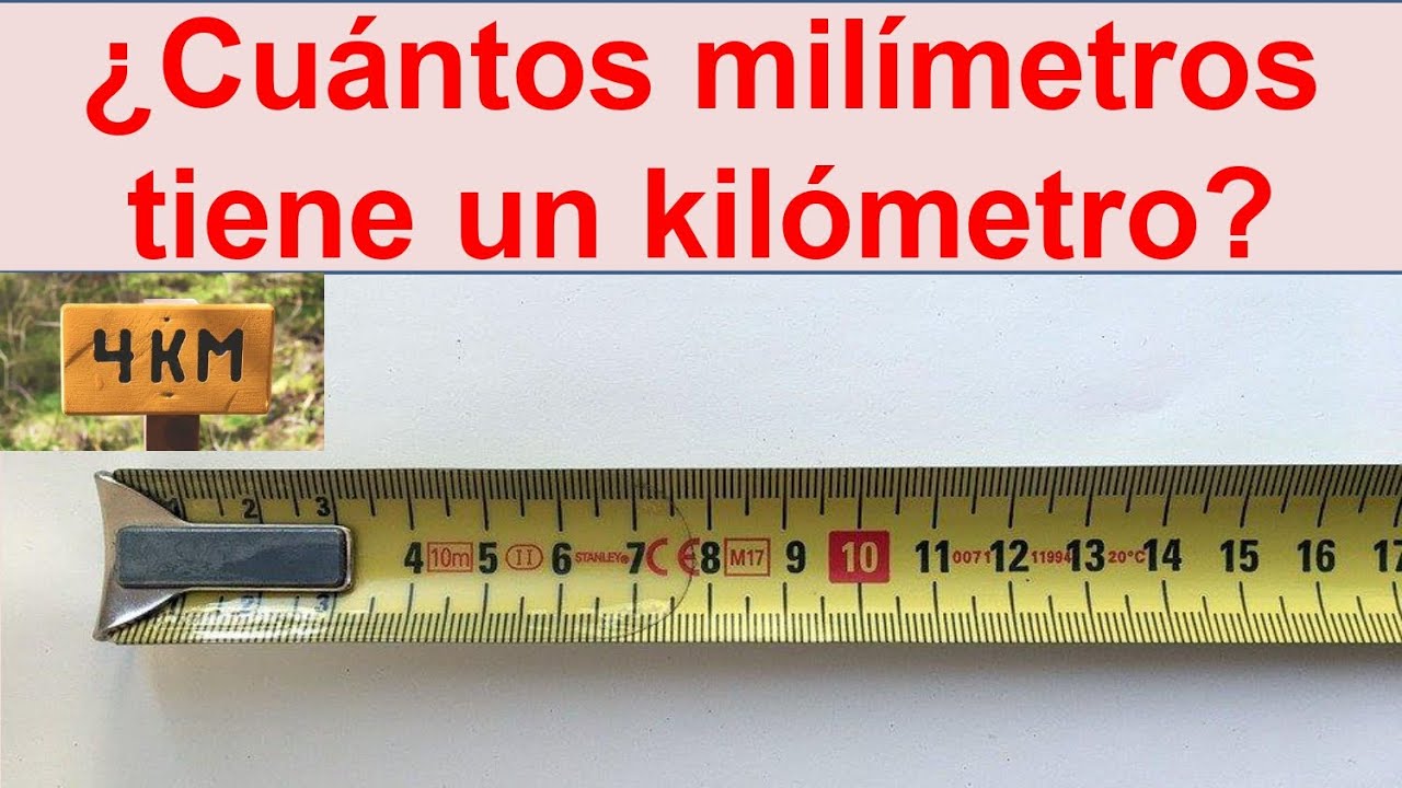 Cuantos milimetros tiene un kilometro