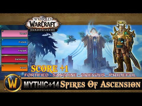 Spires Of Ascension Mythic 14 Fortified Sanguine Grievous Prideful Prot Paladin Shadowlands