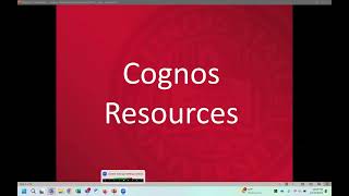 Cognos Resources