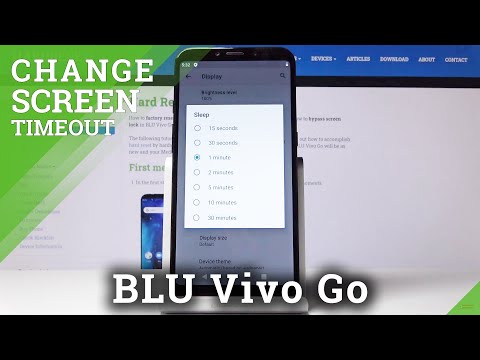 How to Set Screen Timeout in BLU Vivo Go – Screen Sleep Time