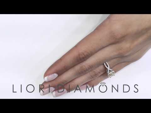 FD-149 - 1.65 Ct. GIA Certified Natural Fancy Yellow Cushion Cut Diamond Engagement Ring