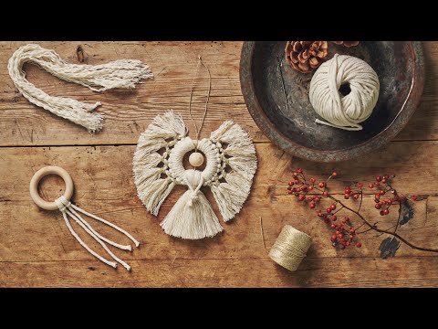 Crie um anjo macramê – DIY por Søstrene Grene