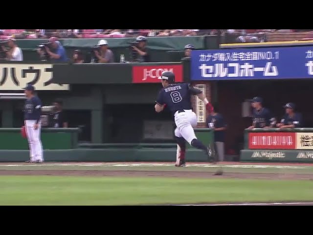 【4回表】バファローズ・駿太 変化球をうまく打ち返し同点タイムリー2ベースヒット!! 2017/9/10 E-Bs
