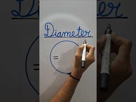 Formula of Diameter of circle #knowledge #math #mathsbyjigs #study #education #information #Diameter