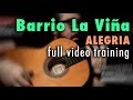 Barrio La Viña (Alegria) by Paco de Lucia - Full Training - See Description