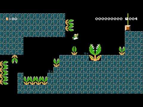 Piranha plant cave by NathDoofus (SMM2)