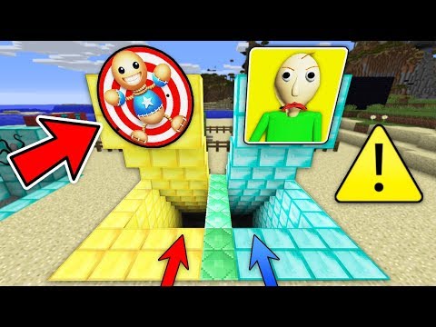 KORKUNÇ BUDDY GİZLİ GEÇİT VS KORKUNÇ BALDİ GİZLİ GEÇİT - Minecraft (KİCK THE BUDDY)