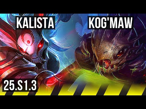 KALISTA & Poppy vs KOG'MAW & Thresh (ADC) | KR Master | 25.S1.3