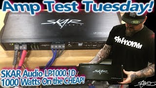 Amp Test Tuesday! SKAR Audio LP1000.1D - 1000 Watts on the Cheap! (win it!)