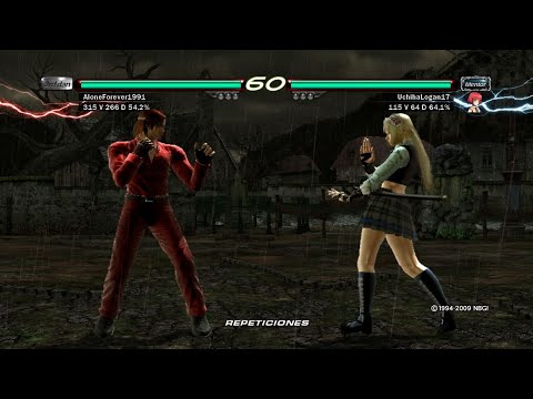 _Hwoarang vs Lili Double K.O Draw  - Tekken 6 ( Uchiha x24 ) Gameplay Online  PS3