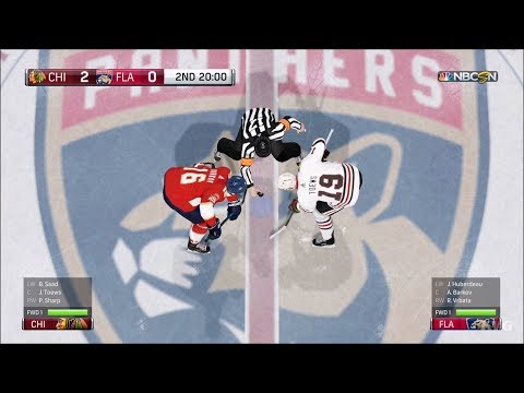 NHL 18 - Florida Panthers vs Chicago Blackhawks - Gameplay (HD) [1080p60FPS]