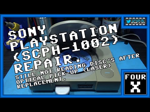 Sony PlayStation (SCPH-1002) - Repair - Not Reading Disc's After Optical Pickup (Laser) Replacement.