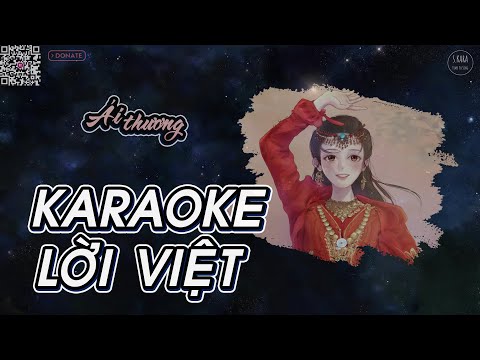 [KARAOKE] Ái Thương【Lời Việt】- Tiểu Thời ft. Gong Tuấn | OST Đông Cung | S. Kara ♪