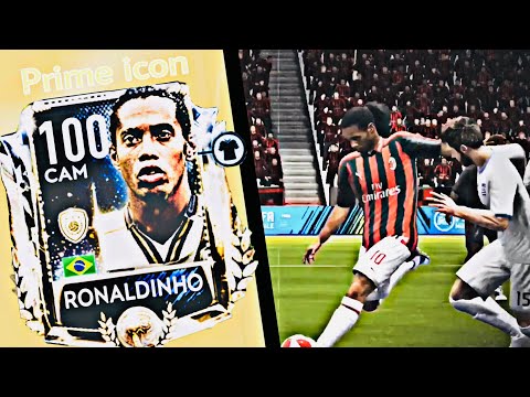 HOW PRIME ICON RONALDINHO TAKES FREEKICKS, PENALTIES, GOALS/100 Ovr gameplay and pack fifa Mobile 19 Video