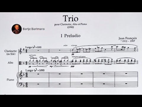 Jean Françaix - Clarinet Trio (1990)