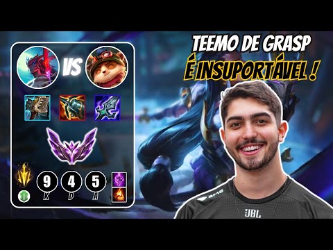 JUKES de YONE vs TEEMO de grasp (uma lane insuportável) ! LoL BR VODs.