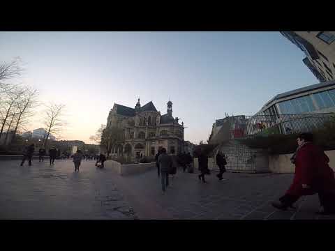 シャトレ - レ・アールのさまざまな地下鉄と RER 路線の地下レイアウト