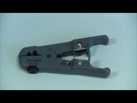 Haupa 200068 - Ściągacz izolacji z przewodów komputerowych UTP/STP