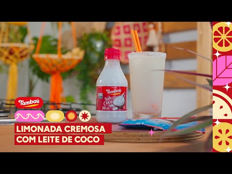 Limonada Cremosa com Leite de Coco