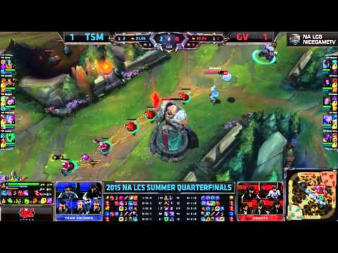 2015 NA LCS SUMMER PLAY OFF QUARTER FINAL GV vs TSM 3경기 150810